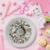 Snowy Pine Weihnachtsfest Pappteller (Party)