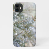 Snowy Pine Winter Case-Mate iPhone Hülle (Rückseite)