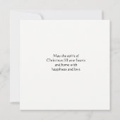 Snowy Pines and Santa Claus Christmas Flatscreen (Rückseite)