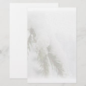 Snowy Pines Briefpapier (Vorne/Hinten)