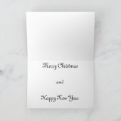 Snowy Pines Feiertagskarte (Innenseite)