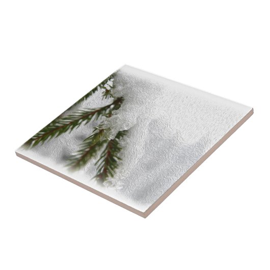 Snowy Pines Fliese (Seite)