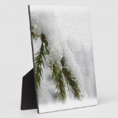 Snowy Pines Fotoplatte (Seite)