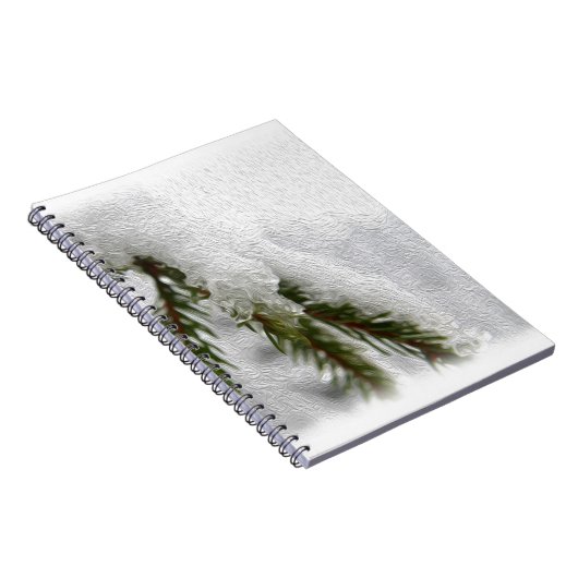 Snowy Pines Notizblock (Rechte Seite)