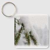 Snowy Pines Schlüsselanhänger (Vorderseite)
