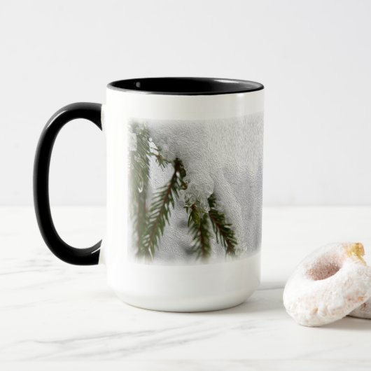 Snowy Pines Tasse (Mit Donut)