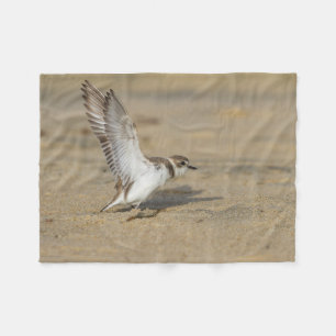 Snowy Plover Stretch Fleecedecke