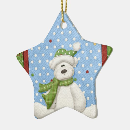 Snowy Polar Bear Ornament (Links)