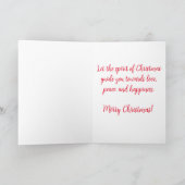 "Snowy Polar Christmas" Feiertagskarte (Innenseite)