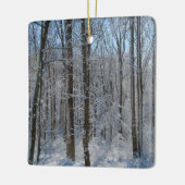 Snowy Poplar Forest I Keramikornament (Links)