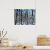 Snowy Poplar Forest I Poster (Küche)
