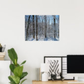Snowy Poplar Forest I Poster (Heimbüro)