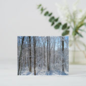 Snowy Poplar Forest I Postkarte (Stehend Vorderseite)