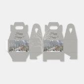 Snowy ravine watercolor geschenkschachtel (Ungefaltet)