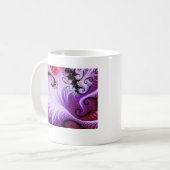 Snowy-Rebe-Fraktal-Tasse Kaffeetasse (Vorderseite Links)