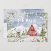 Snowy Red Cabin | Frieden (Vorne/Hinten)