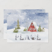 Snowy Red Cabin | Frieden (Vorne/Hinten)