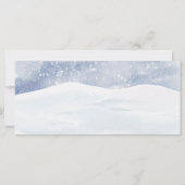 Snowy Red Cabin | Warme Winterwünsche (Rückseite)