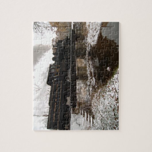 Snowy-Reflexions-Puzzlespiel Puzzle (Vertikal)