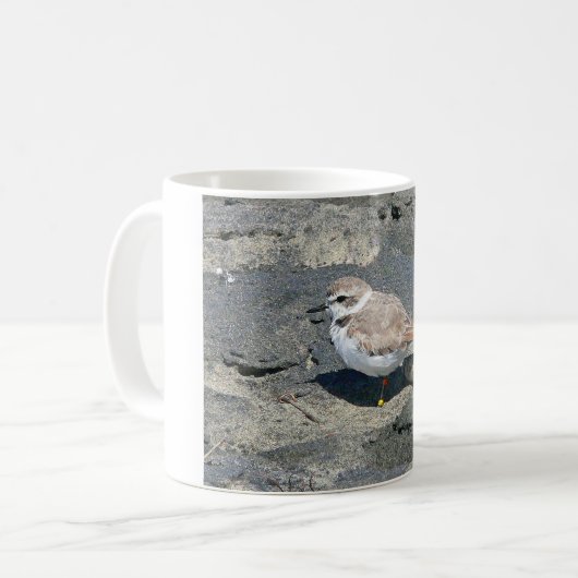 Snowy-Regenpfeifer Kaffeetasse (Vorderseite Links)
