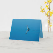 Snowy-Reiher-Gruß-Karte Karte (Gelbe Blume)