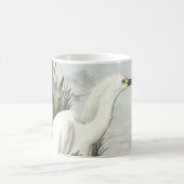 Snowy-Reiher Kaffeetasse (Mittel)