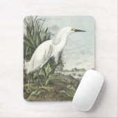 Snowy-Reiher Mousepad (Mit Mouse)