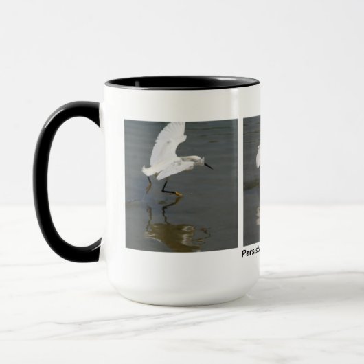 Snowy-Reiher Tasse (Links)