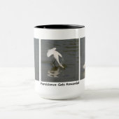 Snowy-Reiher Tasse (Zentrum)