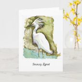 Snowy-Reiheranmerkungskarte Karte (Gelbe Blume)