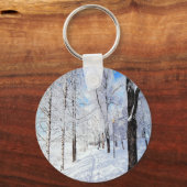 Snowy Road Schlüsselanhänger (Vorderseite)