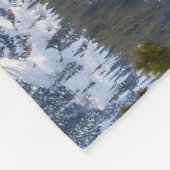 Snowy Rocky Mountain Top Fleece Blanket (Ecke)