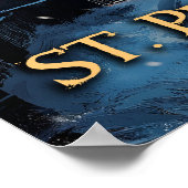 Snowy Russian Charm - St. Petersburg Winterreise Poster (Ecke)