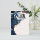 Snowy Salmon Idaho Postkarte (Stehend Vorderseite)