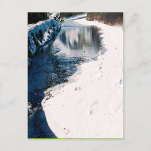 Snowy Salmon Idaho Postkarte