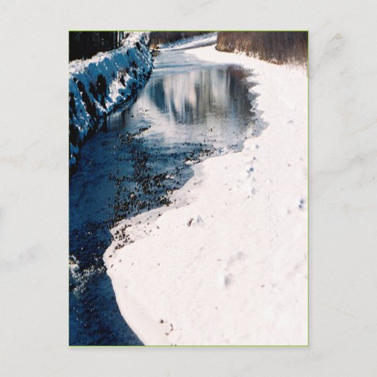 Snowy Salmon Idaho Postkarte (Vorderseite)