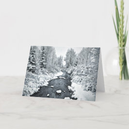 Snowy San Miguel in Telluride Colorado Feiertagskarte