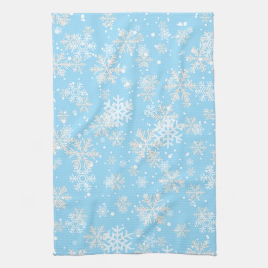 Snowy Scene Kitchtuch Geschirrtuch (Vertikal)