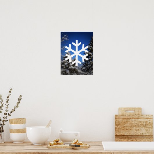 Snowy Scene Poster (Küche)