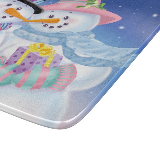 Snowy-Schatz-Glasschneiden-Brett Schneidebrett (Ecke)