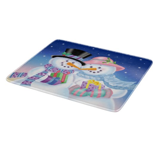 Snowy-Schatz-Glasschneiden-Brett Schneidebrett (Ecke)