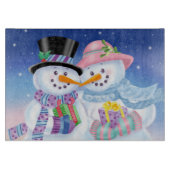 Snowy-Schatz-Glasschneiden-Brett Schneidebrett (Vorderseite)