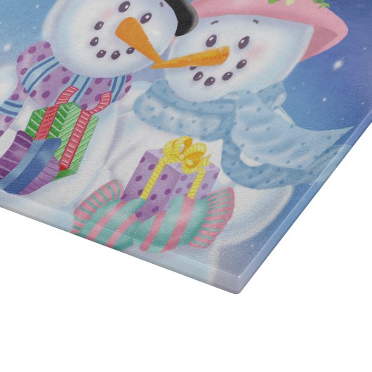 Snowy-Schatz-Glasschneiden-Brett Schneidebrett (Ecke)