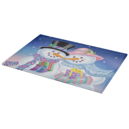 Snowy-Schatz-Glasschneiden-Brett Schneidebrett (Ecke)