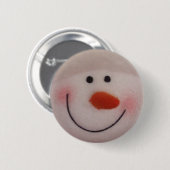 Snowy-Schneemann Button (Vorne & Hinten)