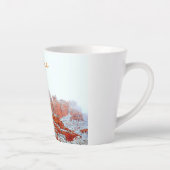 Snowy Sedona Rock Thunder_Cove Milchtasse (Rechts)