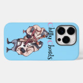 Snowy Serenade: Gitarrist Pinguin Pair Case-Mate iPhone Hülle (Rückseite (Horizontal))