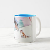 "Snowy-Sitzungs-" Tasse (VorderseiteRechts)