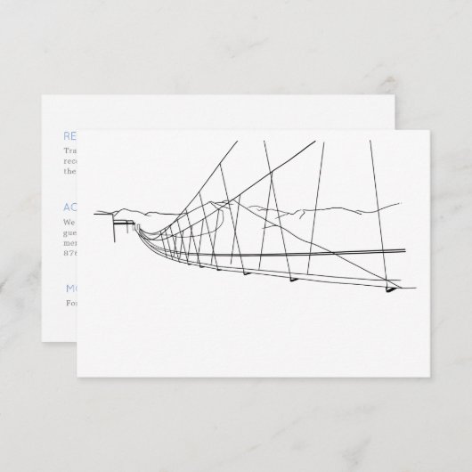 Snowy Ski Pisten Lounge im Liebe Winter Begleitkarte (Vorne/Hinten)