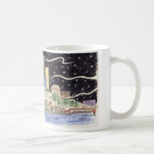 Snowy Skyline Tasse (Rechts)